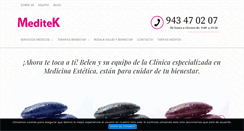 Desktop Screenshot of meditek.es